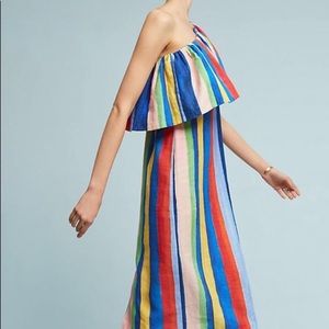 Mara Hoffman multicolor one-shouldered dress